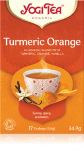 Yogi Tea Turmeric Orange BIO porcovaný čaj 17x2 g