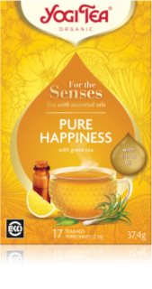 Yogi Tea For The Senses Pure Happiness BIO porcovaný čaj 17x2.2 g