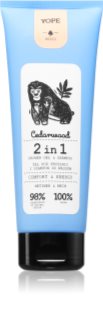 Yope Wood gel douche et shampoing extra-doux 2 en 1 250 ml
