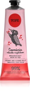 Yope Cherry & Almond Milk crème naturelle mains 50 ml