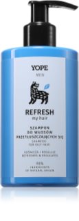 Yope Men Refresh My Hair šampon na mastné vlasy pro muže 300 ml