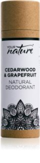 Your Nature Natural Deodorant deodorante solido Cedarwood & Grapefruit 70 g
