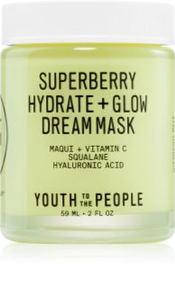 Youth To The People Superberry Hydrate + Glow Dream Mask maseczka do rozjaśnienia i nawilżenia 59 ml