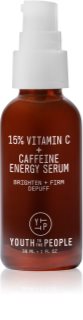 Youth To The People Energy 15% Vitamin C + Caffeine Serum sérum illuminateur à la vitamine C 30 ml