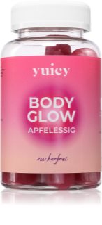 yuicy Body Glow Apfelssig Gummies Kauwürfel zur Unterstützung des Stoffwechsels 60 St.