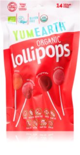 Yum Earth Lollipops BIO lízanky s ovocnou príchuťou