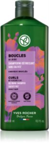 Yves Rocher Boucles Shampoo til krøllet og bølget hår with organic flax 300 ml