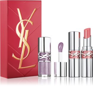 Yves Saint Laurent Loveshine Plumping Lip Oil Gloss darilni set za ženske