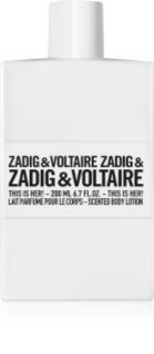 Zadig & Voltaire THIS IS HER! body lotion for women 200 ml
