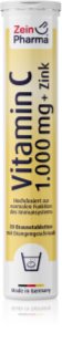 ZeinPharma Vitamin C + Zink Brausetabletten 1.000 mg Brausetabletten zur Unterstützung des Immunsystems 98 g