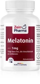 ZeinPharma Melatonin 1 mg Kapseln für ruhigen Schlaf 120 KAP