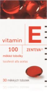 Zentiva Vitamin E 100mg měkké tobolky s vitamínem E 30 cps