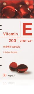 Zentiva Vitamin E 200mg kapsuly na podporu ochrany buniek pred oxidačným stresom 30 cps