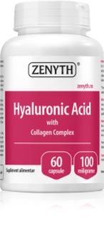 Zenyth Hyaluronic Acid with Collagen Complex capsule pentru a restabili fermitatea pielii 60 caps.