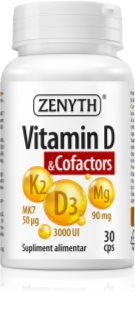 Zenyth Vitamin D & cofactors capsule în sprijinul sistemului imunitar 30 caps.