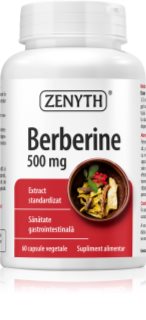 Zenyth Berberine 500 mg capsule ajută la funcționarea corectă a aparatului vascular 60 caps.