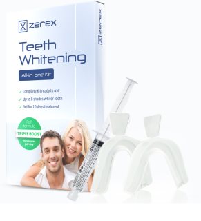 zerex Teeth whitening set (pentru albirea delicată a dinților)