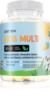 Zerex Kids Multi rágótabletták az immunrendszer erősítésére gyermekeknek 60 db