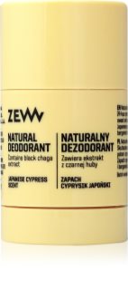 Zew For Men Natural Deodorant deodorant v tyčince