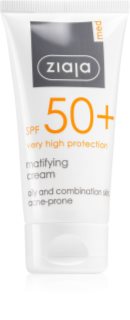 Ziaja Med Protecting UVA + UVB mattifying face sunscreen SPF 50+ 50 ml