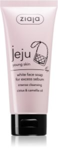 Ziaja Jeju Young Skin jemné čisticí mýdlo na obličej 75 ml