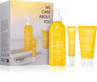 Ziaja Vitamin C.B3 Niacinamide Set Kinkekomplekt sära andva efektiga