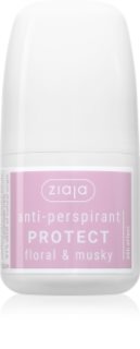 Ziaja Antiperspirant Protect Antiperspirant roll-on fragrance Floral & Musky 60 ml