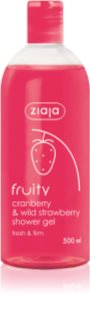 Ziaja Fruity Cranberry & Wild Strawberry vlažilen gel za prhanje 500 ml