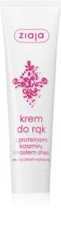 Ziaja Kuracja Kaszmirowa z Olejkiem Amarantusowym krem do rąk z proteinami kaszmiru i masłem shea 100 ml