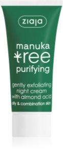Ziaja Manuka Tree Purifying exfoliační noční krém proti akné 50 ml