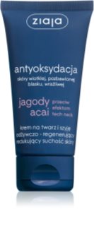 Ziaja Jagody Acai krem na twarz i szyję odżywczo - regenerujący redukujący suchość skóry 50 ml