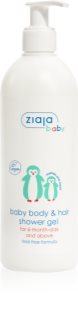 Ziaja Baby tusfürdő gél testre és hajra 2 az 1-ben 400 ml