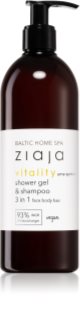 Ziaja Baltic Home Spa Vitality душ гел за лице, тяло и коса 500 мл.