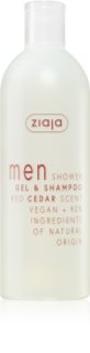 Ziaja Men šampón a sprchový gél 2 v 1 Red Cedar 400 ml