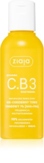 Ziaja Vitamin C.B3 Niacinamide tonik delikatnie złuszczający 120 ml