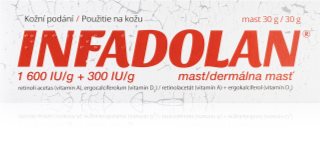 Infadolan Infadolan 1600 IU/g + 300 IU/g mast pro atopickou pokožku
