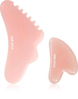 Zoë Ayla Face & Body Gua Sha Set οδηγίες για μασάζ Για πρόσωπο και σώμα