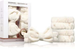 Zoë Ayla Headband & Wristband Set ensemble démaquillant avec bandeau spa