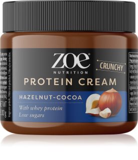 ZOE Protein Cream Crunchy ořechová pomazánka s proteinem příchuť Hazelnut Cocoa 200 g