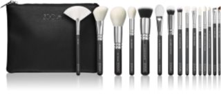 ZOEVA The Artists Brush Set Silver brush set with pouch 1 St.
