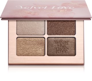 ZOEVA Velvet Love Eyeshadow Quad paleta cieni do powiek odcień Bronze Espresso Eyes 4x1,5 g