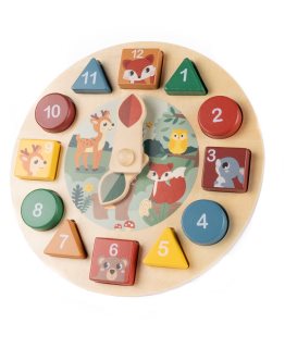 Zopa Wooden Clock aktiviteter legetøj af træ 1 stk.