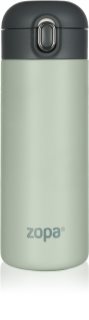 Zopa Thermo Bottle garrafa térmica com palhinha Pistacio Green 400 ml