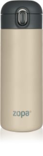 Zopa Thermo Bottle θερμός με καλαμάκι Cookie Beige 400 ml