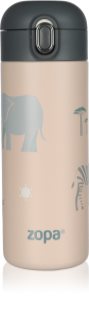 Zopa Thermo Bottle with Drinking Spout Thermosflasche mit Strohhalm Safari 400 ml