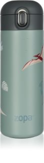 Zopa Thermo Bottle with Drinking Spout garrafa térmica com palhinha Dino 400 ml