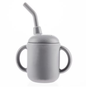 Zopa Silicone Mug tazza 2 in 1 Dove Grey 1 pz
