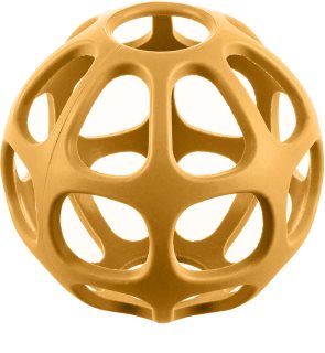 Zopa Silicone Teether Round dentaruolo Mustard Yellow 1 pz