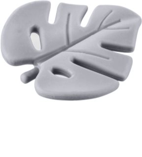 Zopa Silicone Teether Leaf jucărie pentru dentiție Dove Grey 1 buc
