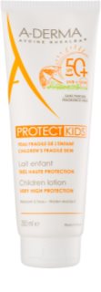 A-Derma Protect Kids ochranné opalovací mléko pro děti SPF 50+